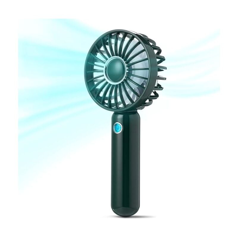 foto del prodotto bebusingoto mini ventilatore tascabile, ventilatore portatile ricaricabile tramite usb, piccolo ventilatore tascabile a batteria, 3 velocit 