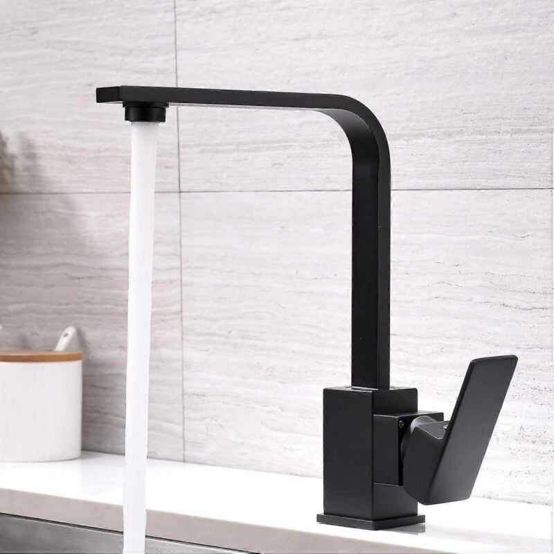 foto del prodotto bebusingoto miscelatore da cucina, rubinetto da cucina, rubinetto per lavello da cucina, rubinetto per lavello girevole a 360 gradi, rubinetto per