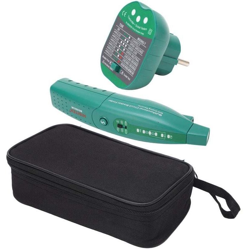 foto del prodotto bebusingoto ms5902 rilevatore automatico di fusibili per interruttori automatici, rilevatore di interruttori automatici, tester di prese, spina ue