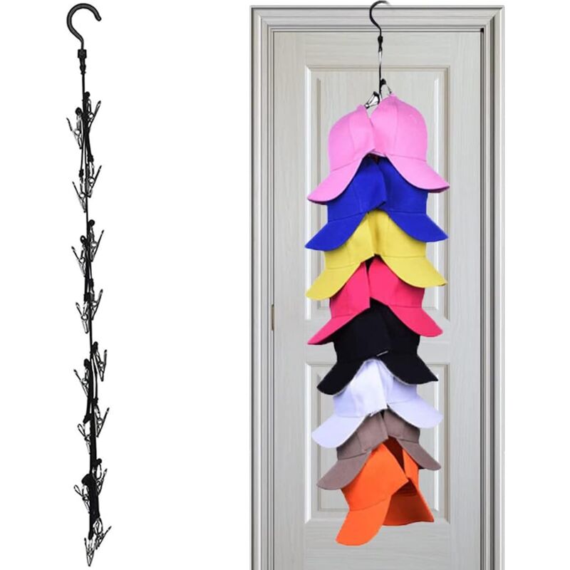 foto del prodotto bebusingoto organizzatore per cappelli, organizzatore per cappelli da parete, organizzatore per cappelli da baseball, appendini per caschi