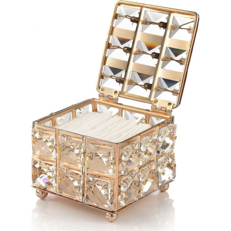 foto del prodotto bebusingoto organizzatore per il trucco, organizzatore di cristallo, organizzatore per il trucco per profumo, rossetto, smalto per unghie