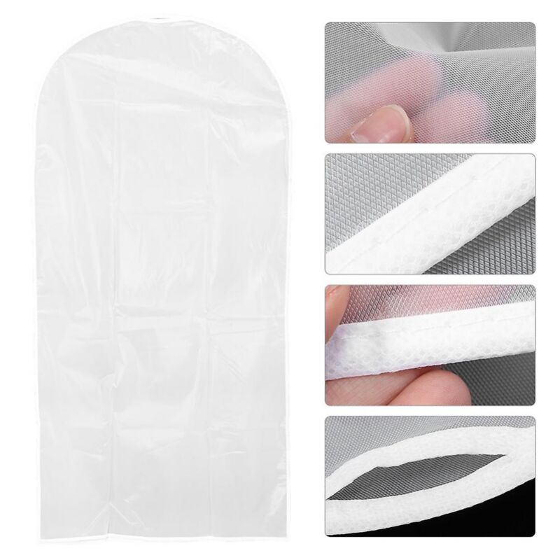 foto del prodotto bebusingoto pezzi copriabiti antipolvere per appendere abiti cappotti 60x80cm borsa portaoggetti per guardaroba
