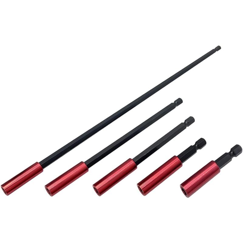 foto del prodotto bebusingoto pezzi portapunte magnetici, portapunte per avvitatore a percussione lungo 50 60 100 150 300 mm, estensione per cacciavite con gambo