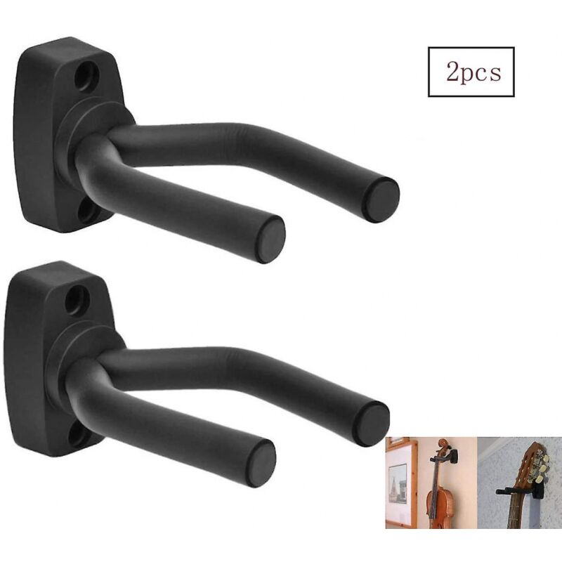 foto del prodotto bebusingoto pezzi portasciugamani gancio per chitarra supporto per chitarra montaggio a parete gancio per chitarra compatibile con tutte le