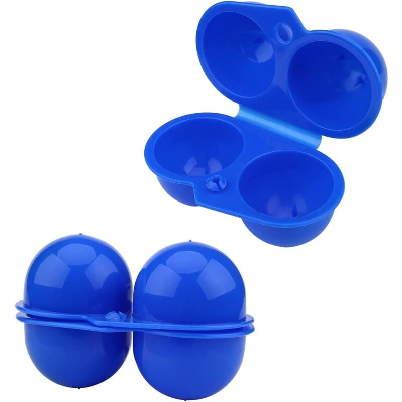 foto del prodotto bebusingoto pezzi portauova portatile, portauova in plastica, contenitore pieghevole per uova, per barbecue all aperto, picnic, pesca, colore