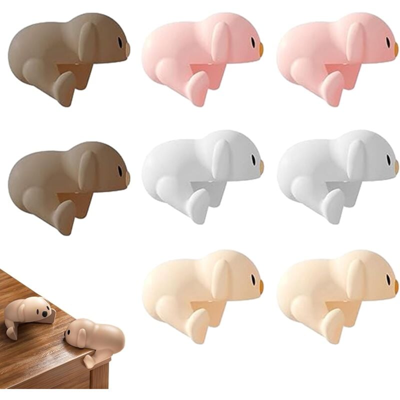 foto del prodotto bebusingoto - pezzi proteggi angoli tavolo angoli anticollisione per bambini proteggi angoli per bambini a forma di cucciolo originale e carino originale e carino per angoli tavolo e mobili