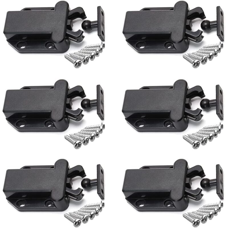 foto del prodotto bebusingoto pezzi push to open chiusure per armadietti chiusure per cassetti non magnetiche chiusure per porte di armadietti per mobili