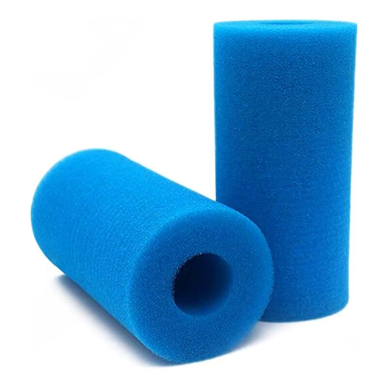 foto del prodotto bebusingoto pezzi tipo a filtro spugna, filtro in schiuma per piscina, filtro piscina riutilizzabile, cartuccia filtro piscina, blu