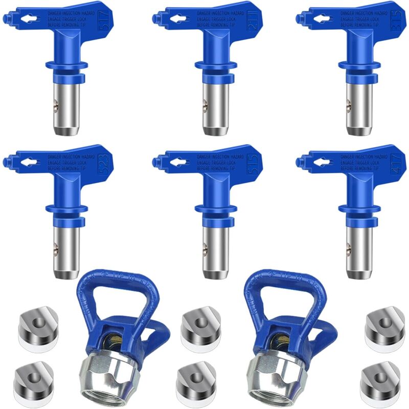 foto del prodotto bebusingoto pezzi ugello per spruzzo airless, ugelli per spruzzo airless reversibili, ugello airless per pistola per verniciatura ad alta pressione