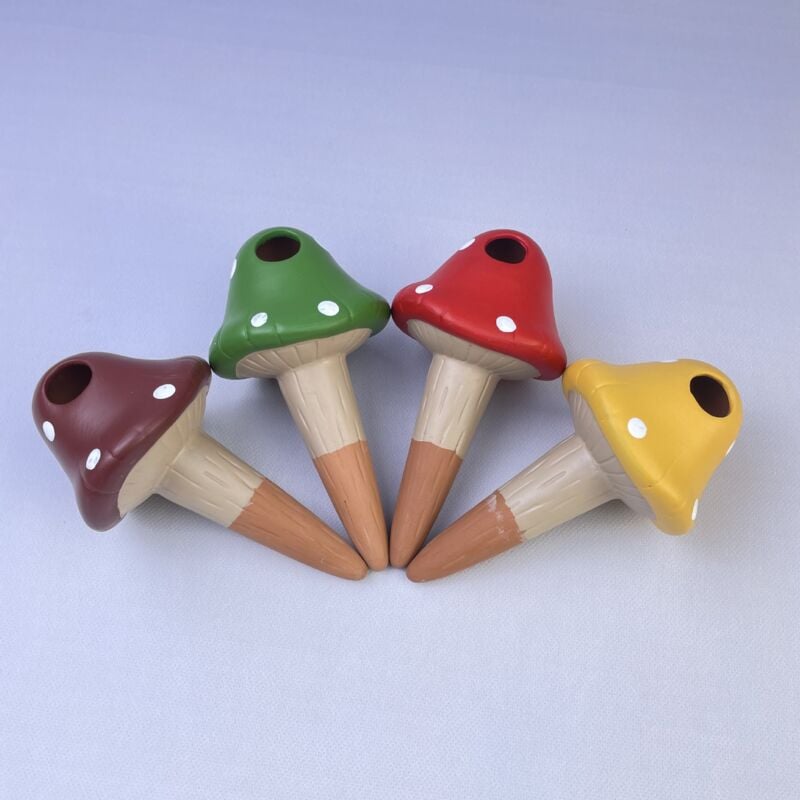 foto del prodotto bebusingoto picchetti autoirriganti a forma di fungo, sfere per irrigazione, dispositivo di irrigazione, irrigatore da giardino per piante da