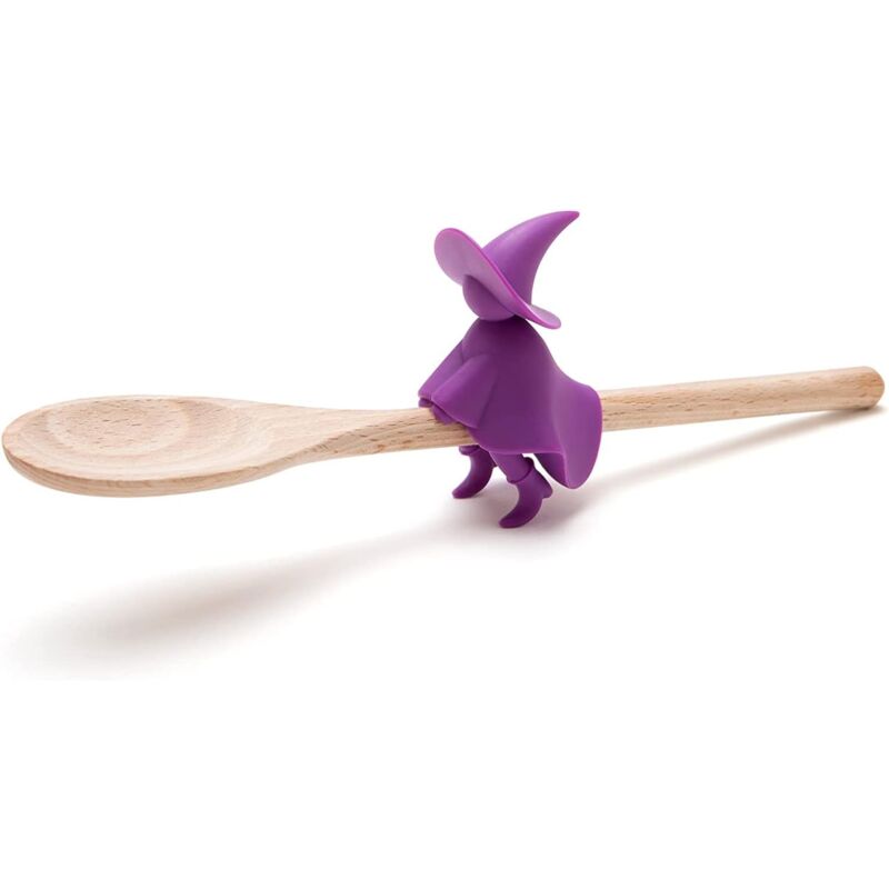 foto del prodotto bebusingoto poggiamestolo agatha kitchen regalo originale per chef casalinghi portaspatole e portamestolo da cucina per pentole e piani di