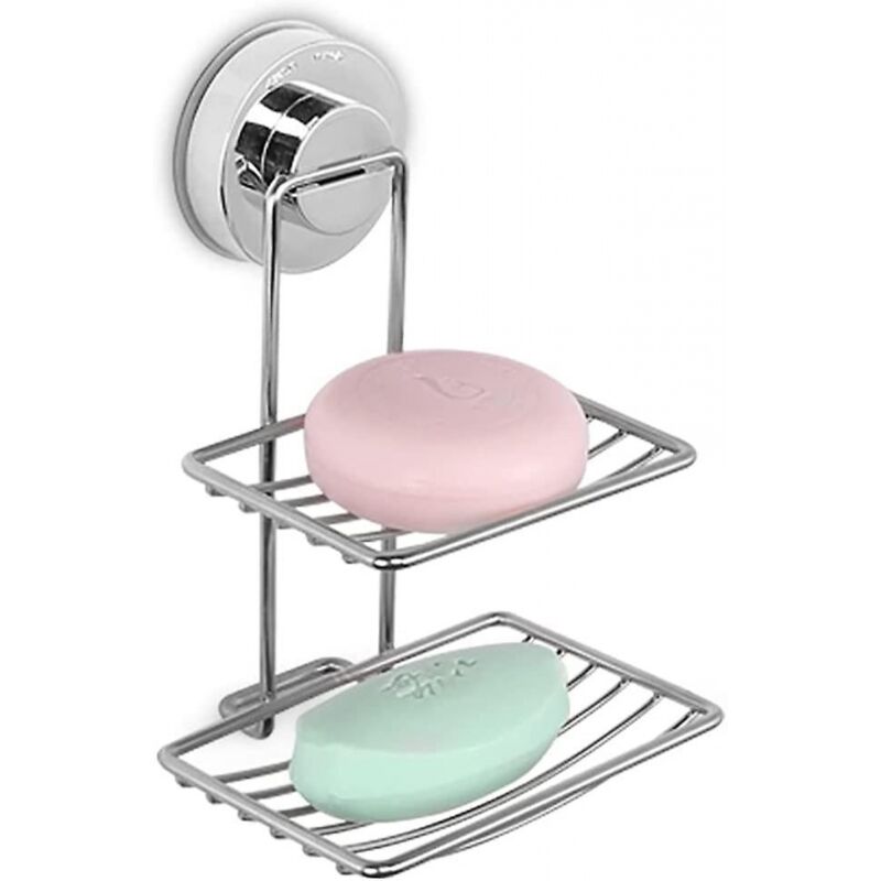 foto del prodotto bebusingoto portasapone da doccia con ventosa, portasapone da doccia, portasapone in acciaio inox, portasapone da parete per doccia, portasapone da