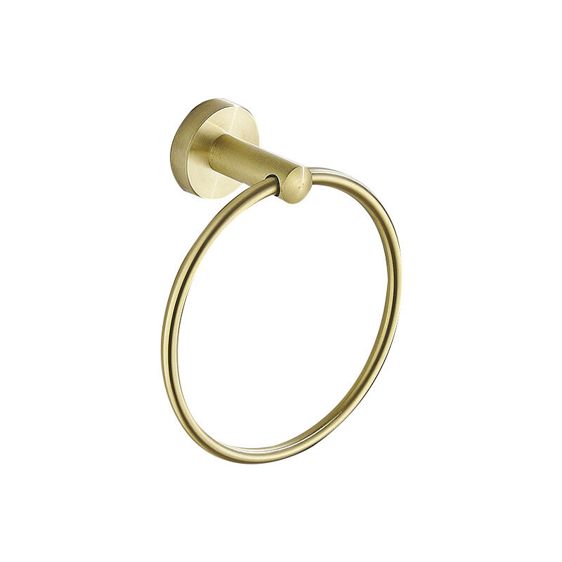 foto del prodotto bebusingoto portasciugamani ad anello, portasciugamani moderno per la parete del bagno, portasciugamani da bagno in acciaio inossidabile 304,
