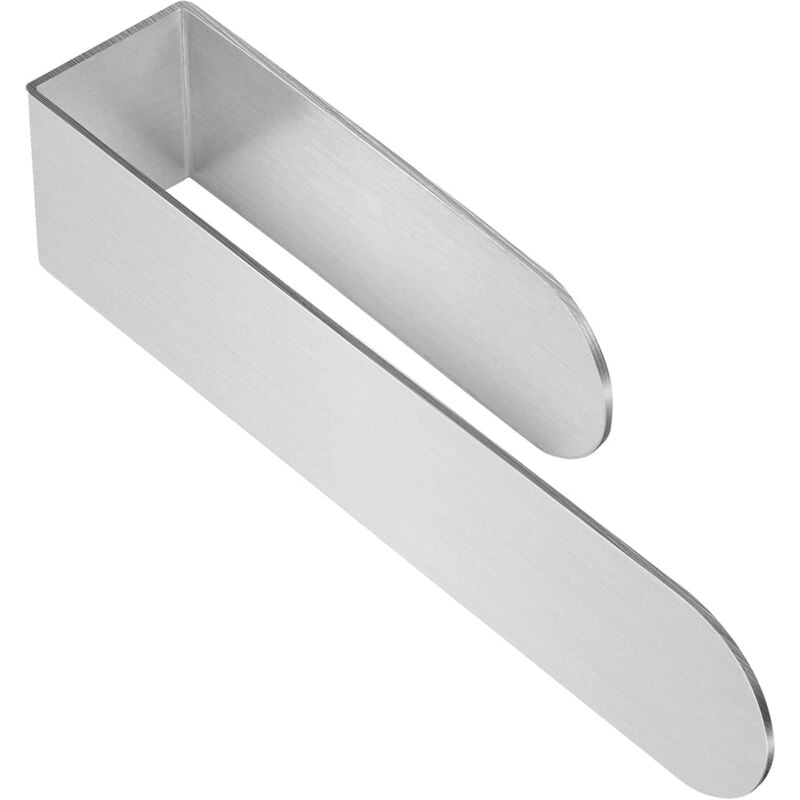foto del prodotto bebusingoto portasciugamani da bagno argento , portasciugamani adesivo da parete, portasciugamani da bagno in acciaio inossidabile da 23 cm, senza
