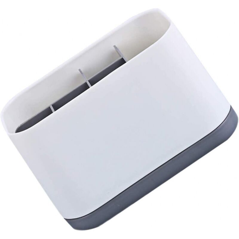 foto del prodotto bebusingoto portaspazzolino, contenitore per il bagno per mantenere il bagno in ordine grigio 18 x 12 x 9,8 cm 