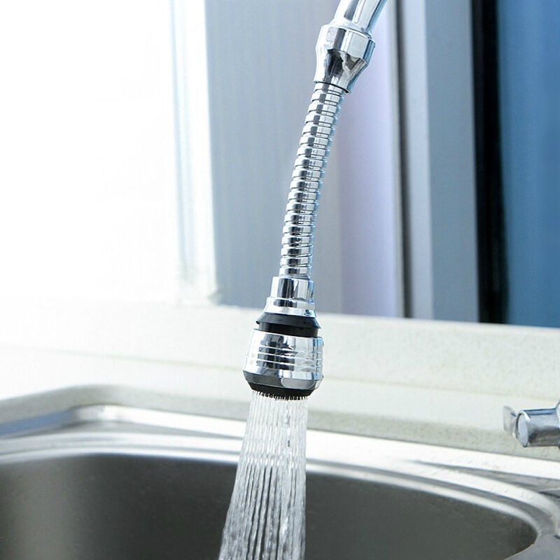 foto del prodotto bebusingoto prolunga per rubinetto da cucina, aeratore per rubinetto girevole a 360 , 2 pezzi, ugello di prolunga universale per rubinetto,