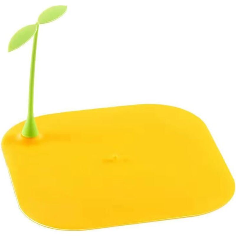 foto del prodotto bebusingoto protezione per scarico in silicone giallo, filtro per scarico vasca, filtro per capelli doccia, filtro per lavandino in silicone, per