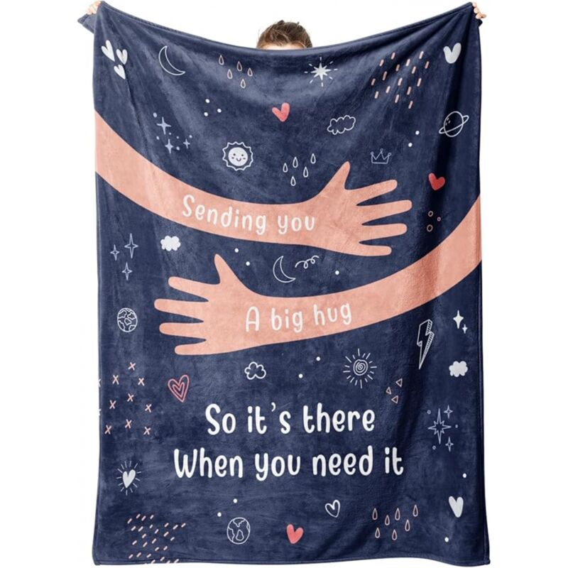 foto del prodotto bebusingoto regali di pronta guarigione per donne e uomini, coperta per coccole guarigione, pensando a te sentirsi meglio simpatia regali