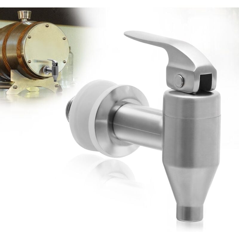 foto del prodotto bebusingoto rubinetto di ricambio per distributore di bevande, rubinetto per fontana d acqua in acciaio inossidabile, rubinetto per distributore di