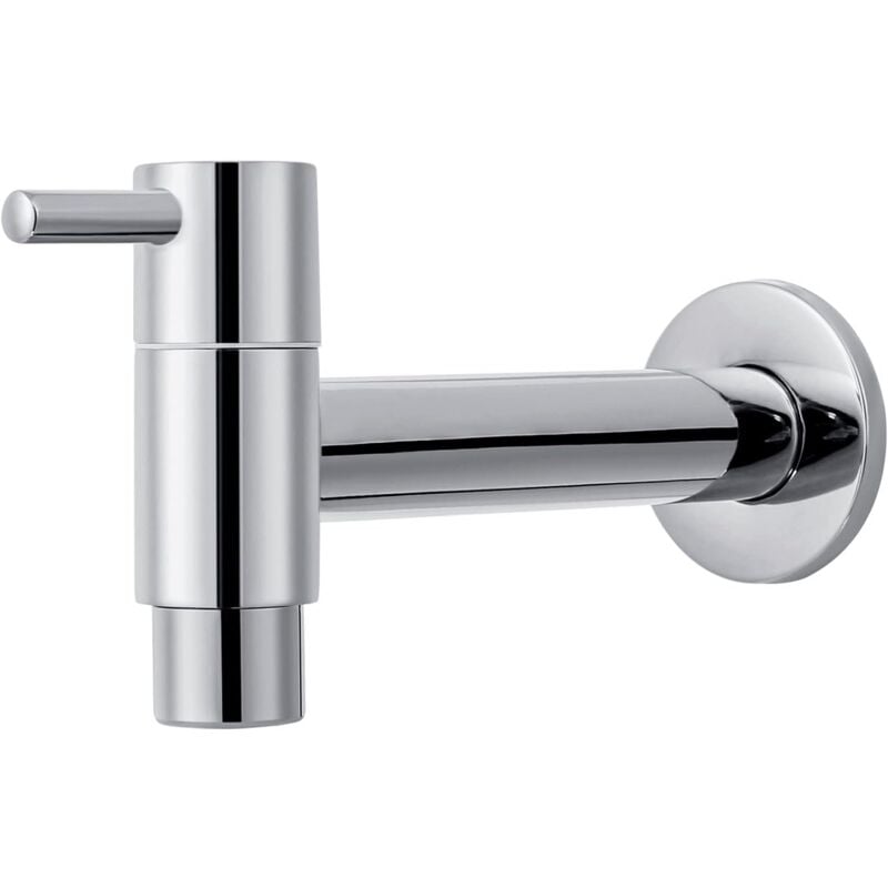 foto del prodotto bebusingoto rubinetto lungo per acqua fredda a parete per bagno, rubinetto per acqua fredda, rubinetto per bagno, piccolo rubinetto per bagno a