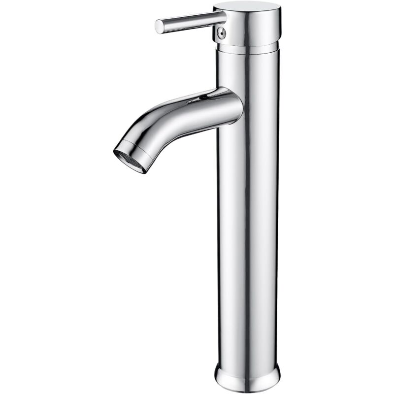 foto del prodotto bebusingoto rubinetto per bagno alto, miscelatore monocomando per lavabo, rubinetto per lavabo da appoggio, miscelatore per lavabo regolabile caldo