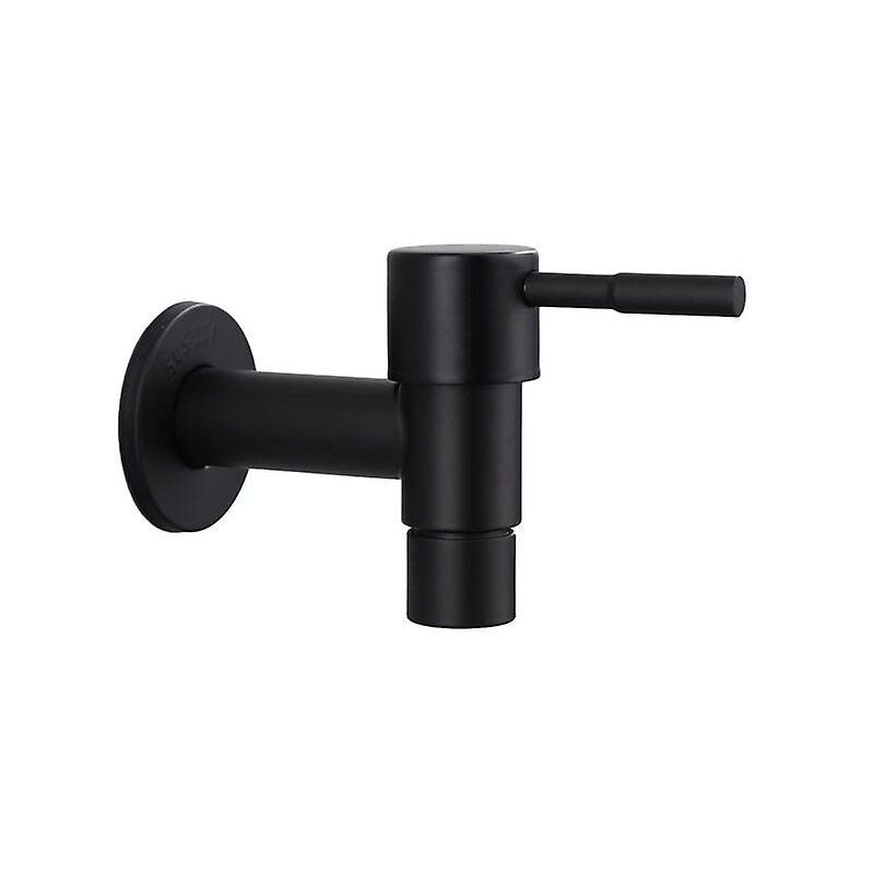 foto del prodotto bebusingoto rubinetto per lavatrice da parete per esterni in acciaio inossidabile nero, per bagno, vasca, wc, mocio, piscina lavaggio e mocio 