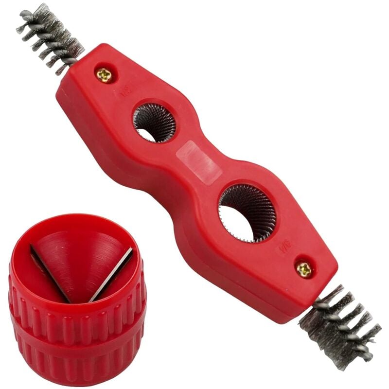 foto del prodotto bebusingoto sbavatore universale per tubi sbavatore per ruggine spazzola per sbavatura sbavatore multistrato per interni ed esterni per