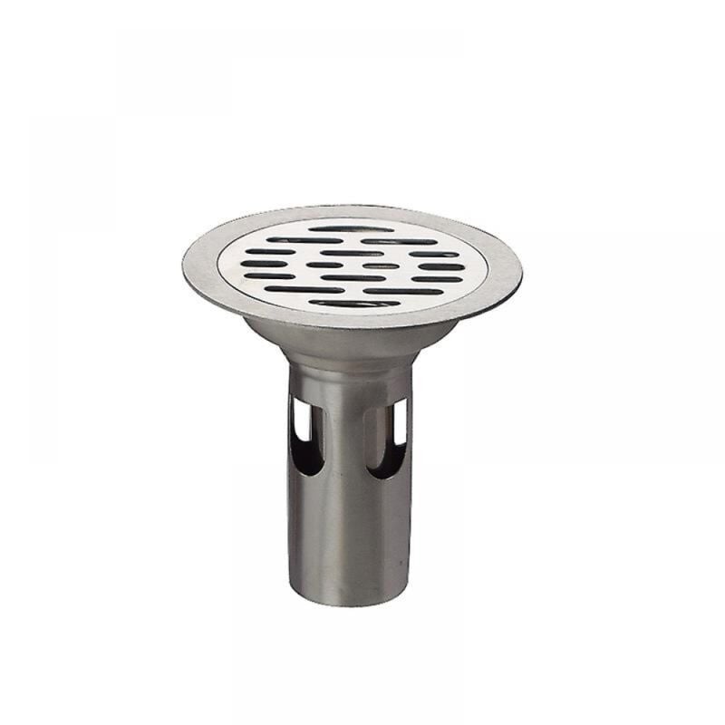 foto del prodotto bebusingoto scarico a pavimento in acciaio inossidabile 304, sifone da 10 cm, copertura per scarico doccia da bagno rotondo 