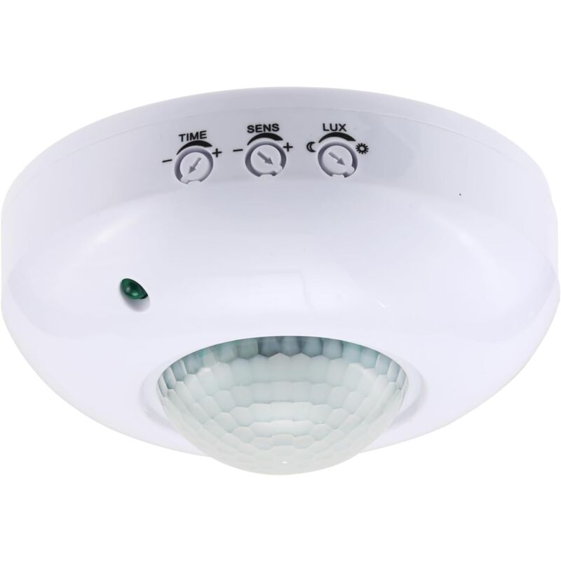 foto del prodotto bebusingoto sensore di presenza montato a soffitto, interruttore del sensore di movimento pir 220 240 v, interruttore della luce del rilevatore di