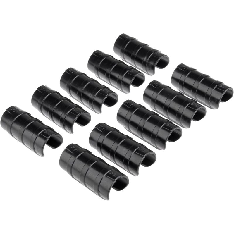 foto del prodotto bebusingoto set di 10 pezzi di clip per serre da 32 mm, fascette stringitubo per fissare coperture a serre da giardino, pellicole, piante