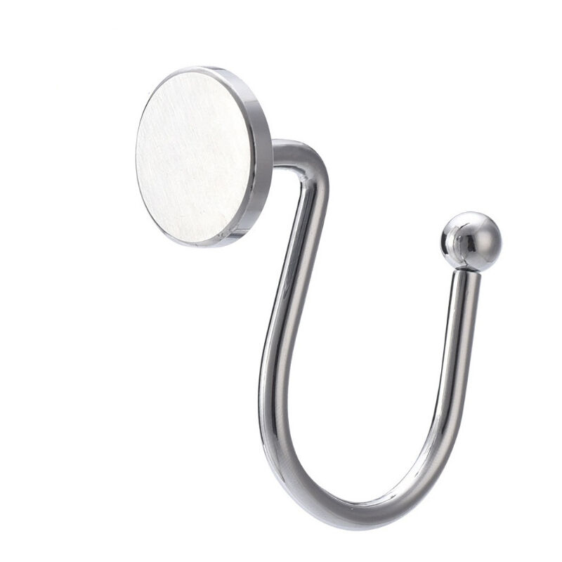 foto del prodotto bebusingoto set di 12 anelli per tenda da doccia anelli rotondi argentati antiruggine per tenda da doccia per bagno, tende e aste per tende