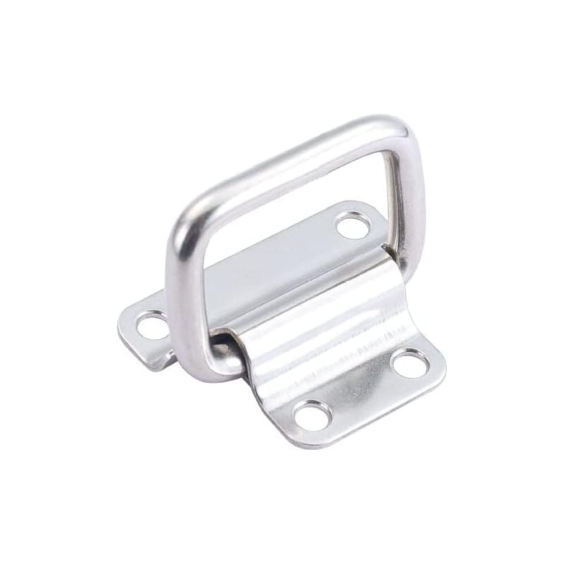 foto del prodotto bebusingoto set di 2 maniglie pieghevoli in acciaio inox, come maniglia per casse, cassetti, scatole, armadi, porte o finestre