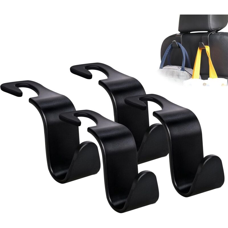 foto del prodotto bebusingoto set di 4 ganci per poggiatesta per seggiolini auto