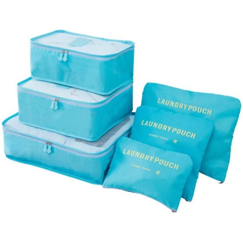 foto del prodotto bebusingoto set di 6 borse porta abiti, organizer per valigia