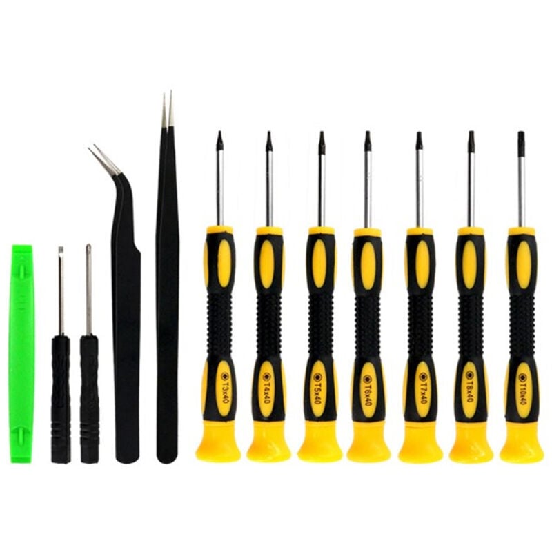 foto del prodotto bebusingoto set di cacciaviti torx 12 in 1, t3 t4 t5 t6 t7 t8 t10 cacciavite magnetico per cellulare xbox ps4 supporto ad anello computer