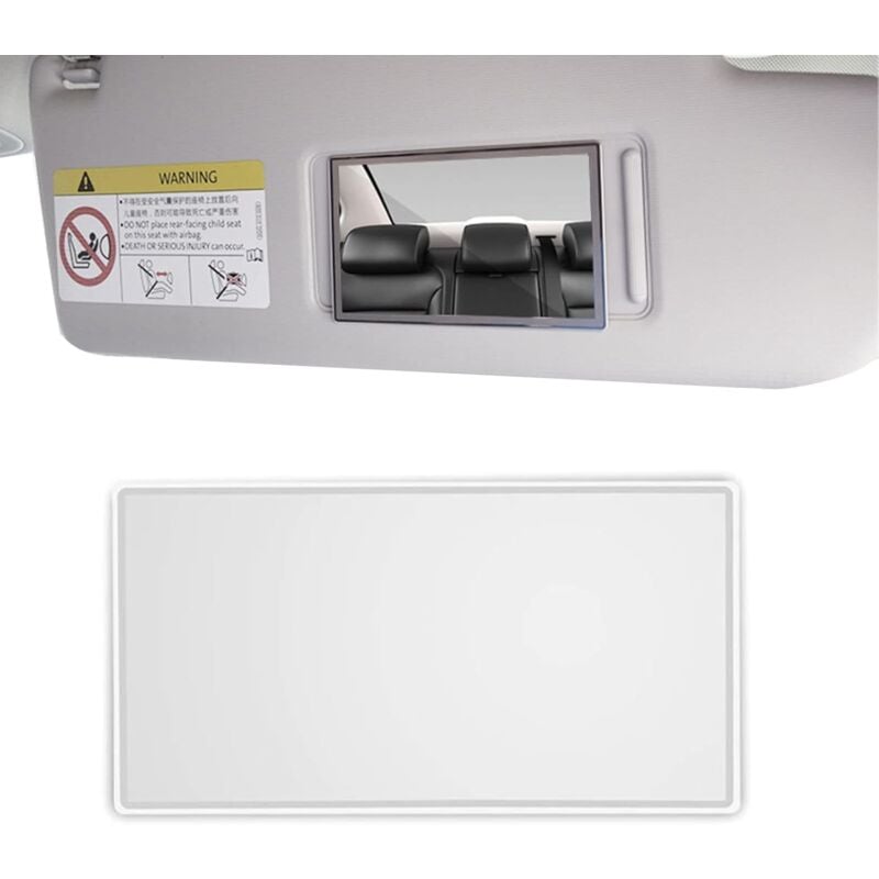 foto del prodotto bebusingoto specchietto per il trucco dell auto, specchietto parasole per auto, specchietto per il trucco con parasole, specchietto parasole in