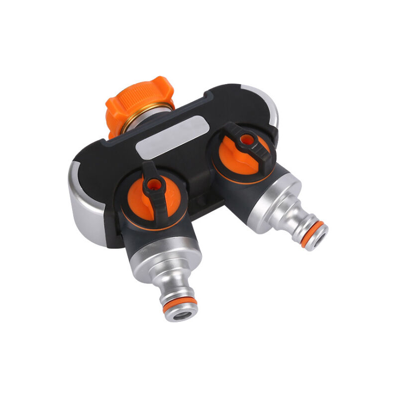 foto del prodotto bebusingoto splitter a 2 vie y da 3 4 e 1 2 con adattatore per rubinetto per irrigazione del giardino, lavaggio, animali domestici, flusso