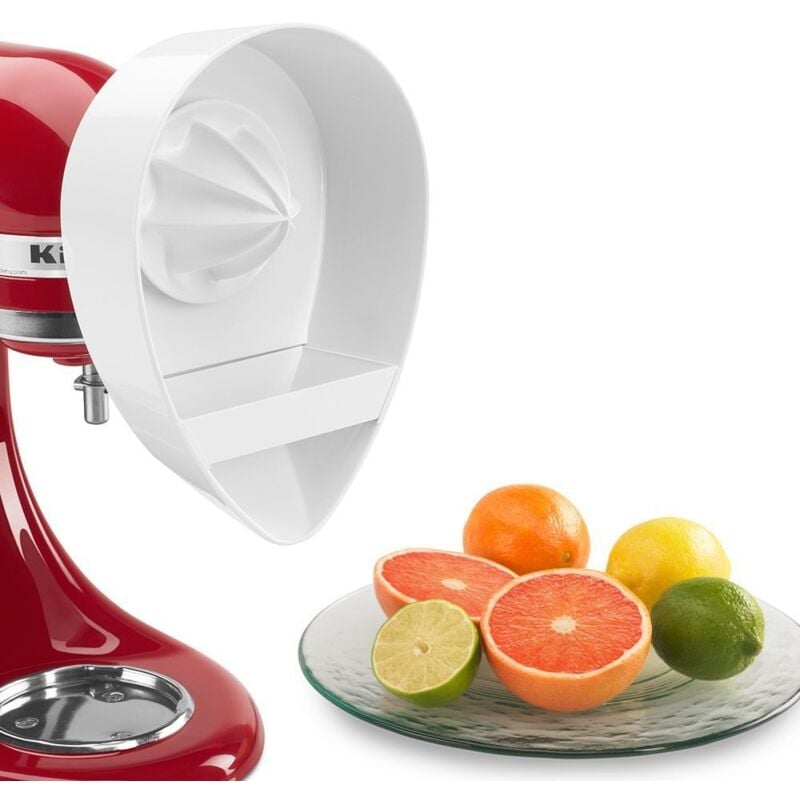 foto del prodotto bebusingoto spremiagrumi con spremiagrumi e cestello di ricambio compatibile con spremiagrumi compatibile con la maggior parte dei mixer kitchenaid