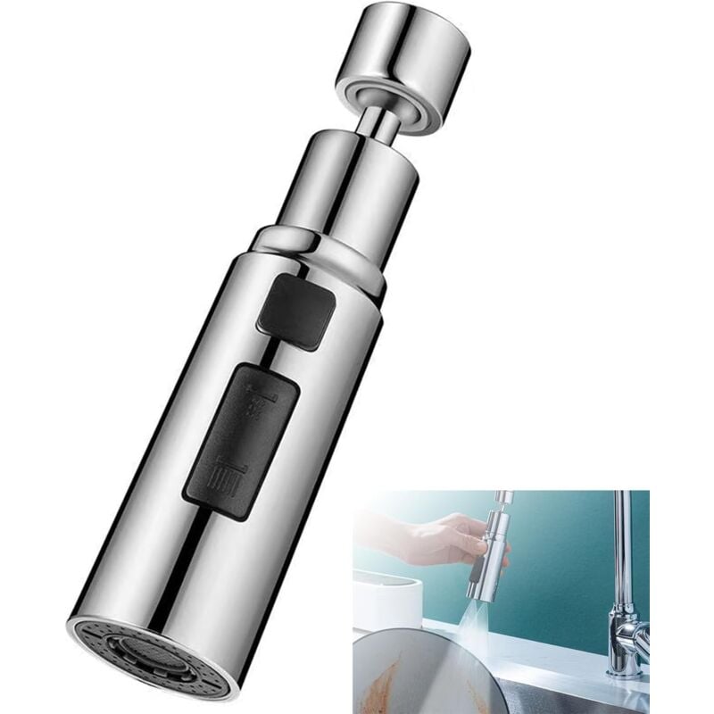 foto del prodotto bebusingoto spruzzatore per rubinetto da cucina, aeratore per rubinetto estensibile, testa del filtro dell ugello, aeratore per rubinetto girevole