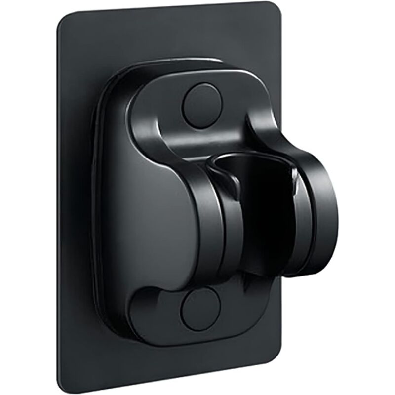 foto del prodotto bebusingoto supporto per doccia portatile impermeabile con adesivo forte da parete, 2 pezzi, adatto per doccia per bambini, bagno, nero