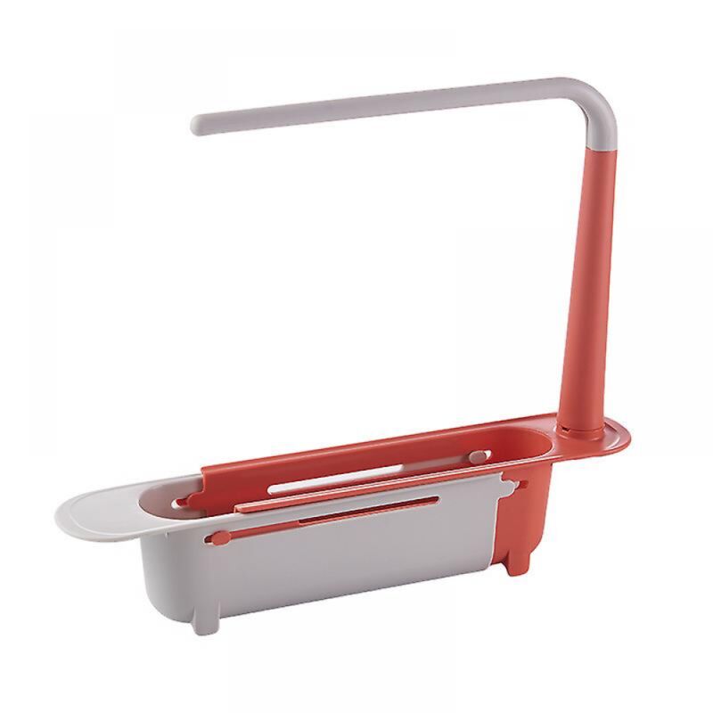 foto del prodotto bebusingoto supporto per lavello regolabile supporto telescopico per lavello, organizer per lavello, cestello espandibile per lavello per cucina