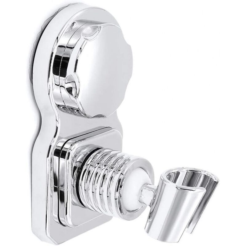 foto del prodotto bebusingoto supporto per soffione doccia con ventosa, supporto per soffione doccia regolabile a 360 gradi, supporto per orologio portatile