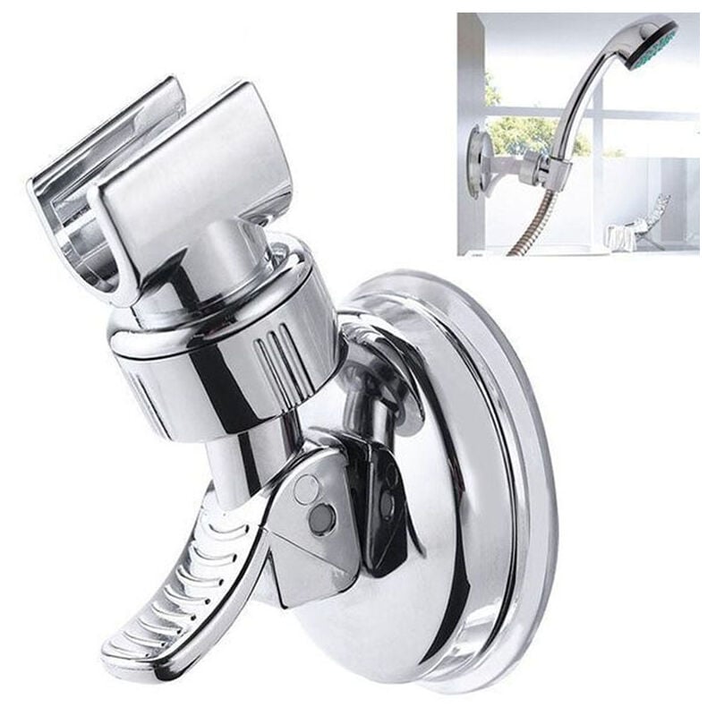 foto del prodotto bebusingoto supporto per soffione doccia con ventosa, supporto per soffione doccia regolabile con ventosa