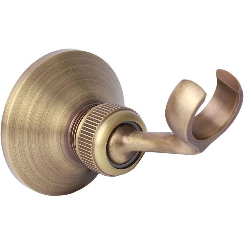 foto del prodotto bebusingoto supporto per soffione doccia in ottone regolabile supporto per soffione doccia galvanico resistente supporto per soffione doccia