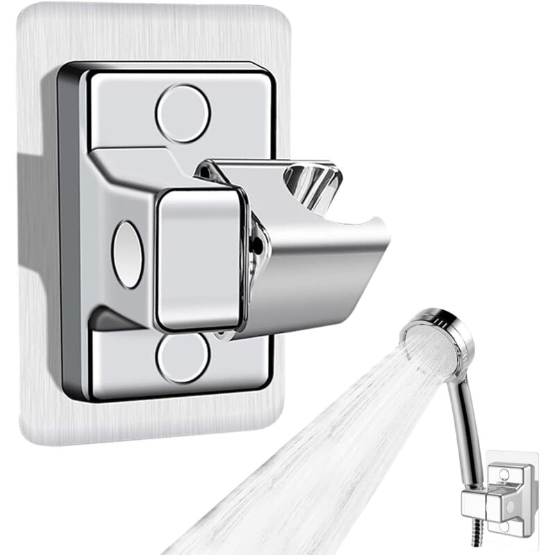 foto del prodotto bebusingoto supporto per soffione doccia, supporto per doccia regolabile a 360 , supporto per soffione doccia in plastica abs, supporto per