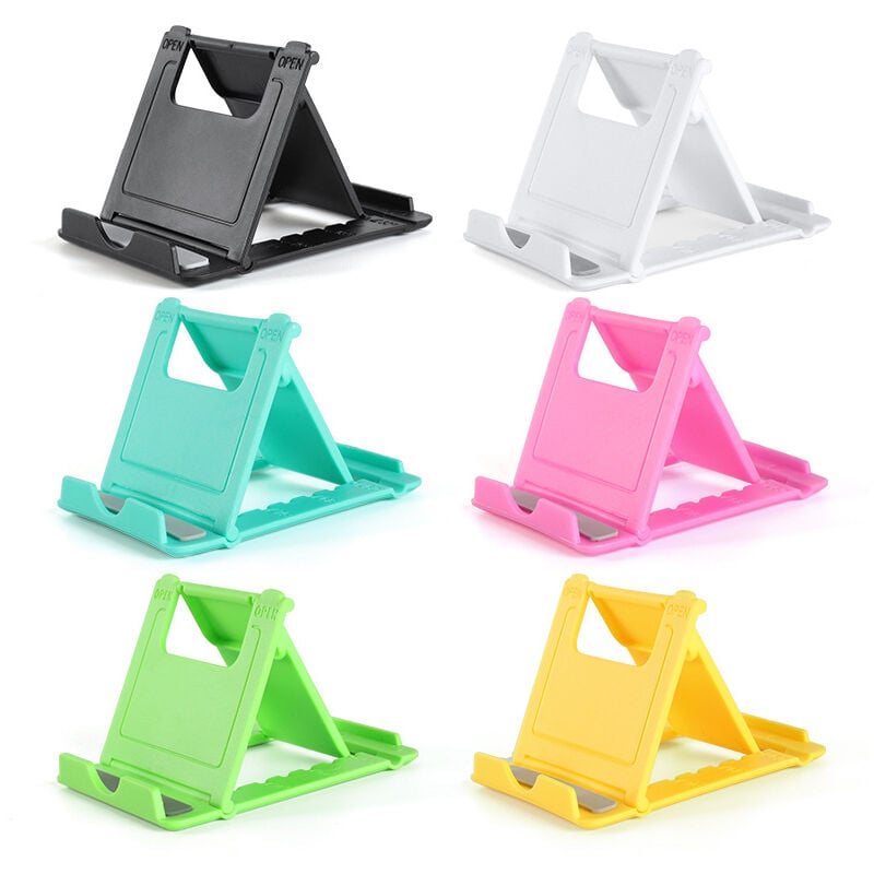 foto del prodotto bebusingoto supporto regolabile per cellulare da 6 pezzi, supporto portatile regolabile per telefono e tablet ellipse, compatibile con ipad mini