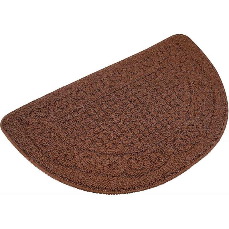 foto del prodotto bebusingoto tappetino antiscivolo semicircolare per cucina, camera da letto, bagno, mantiene puliti i pavimenti, design decorativo grande, caff ,