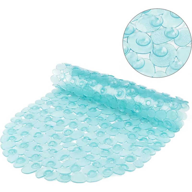 foto del prodotto bebusingoto tappetino da bagno antiscivolo per vasca da bagno, 35 cm x 68 cm, tappetino da bagno per vasca che dona una piacevole sensazione ai