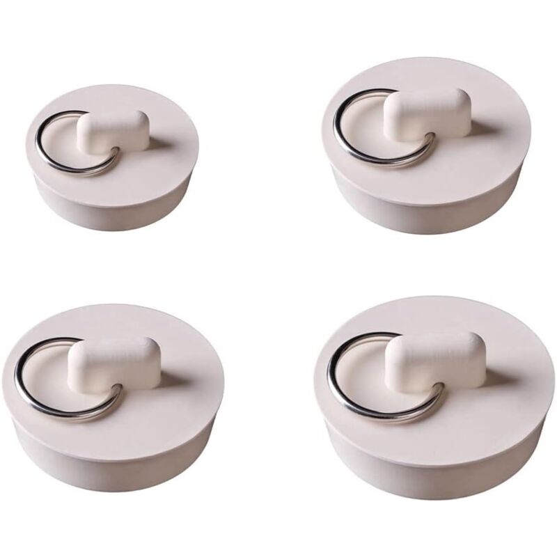 foto del prodotto bebusingoto tappi in gomma per lavandino con anello per appenderli, tappi per scarichi da cucina, tappi per lavandino del bagno.