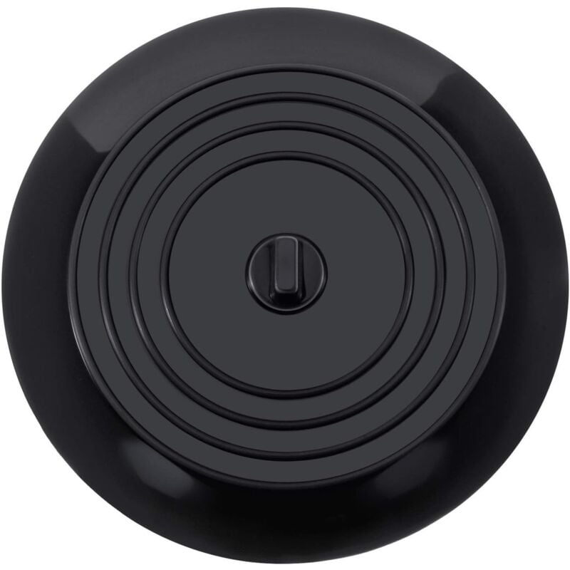 foto del prodotto bebusingoto tappo antiodore in silicone nero, spesso e allargato, da 15 cm, per lavandino e scarico a pavimento, adatto per cucina, bagno e